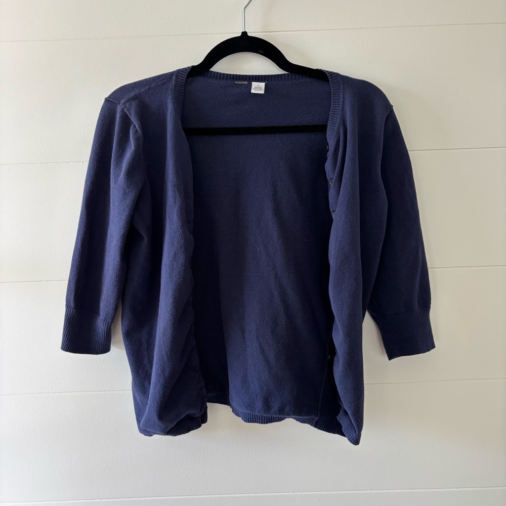 BP. Navy Open-Front Cardigan - Women’s L